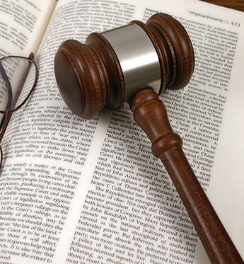 Gavel On Book Gavel On Book